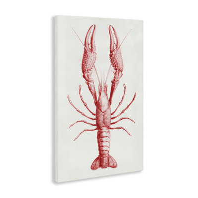 Red Lobster Traditional Details Canvas, design by Tina Higgins Designs Inc.