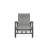 Belle Isle Sling Aluminum Frame Hidden Motion Chat/Lounge Chair With Marine Grade Polymer Arm Accent-98358306-98714566
