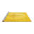 Milleigh Oriental Machine Woven Chenille/Polyester Area Rug in Yellow-1940078005