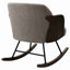Chaise berçante rembourrée avec pieds en métal-1515607277