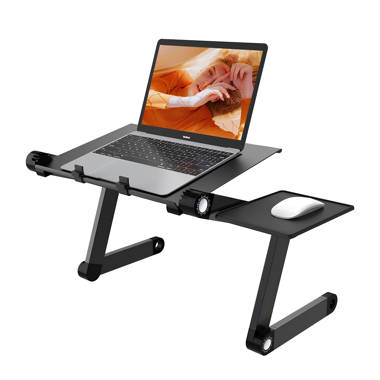 Adjustable Laptop Desk with Stand Holder and Wheels