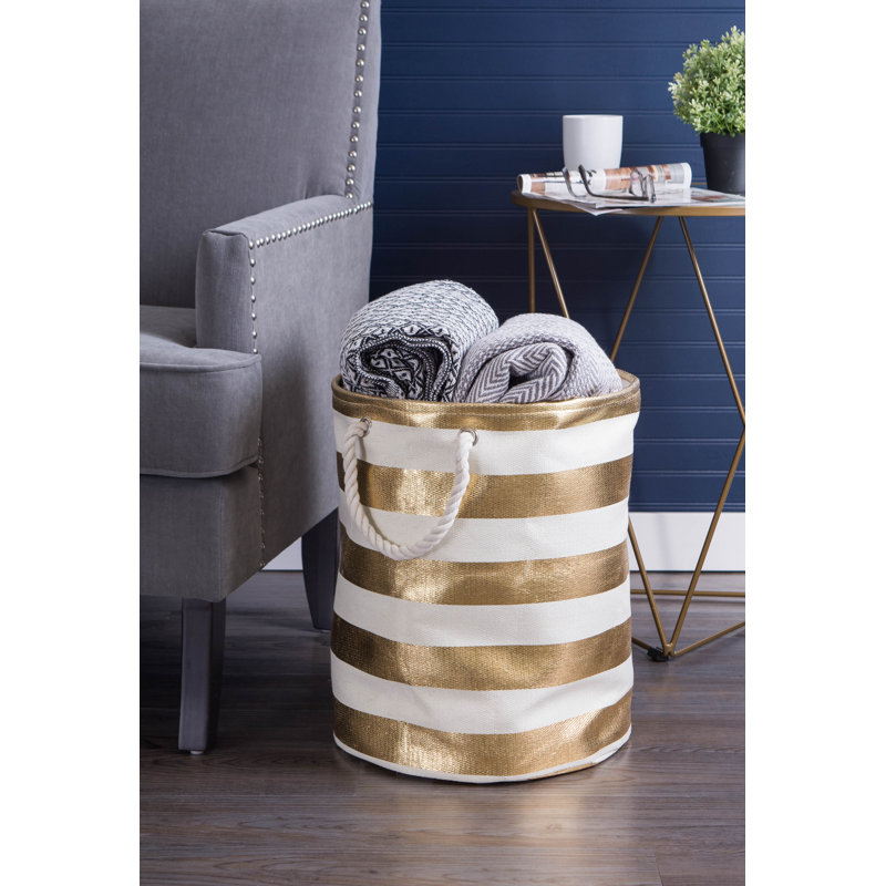 Bac en tissu Haines Breakwater Bay, Or, H 20 po x l 15 po x P 15 po
