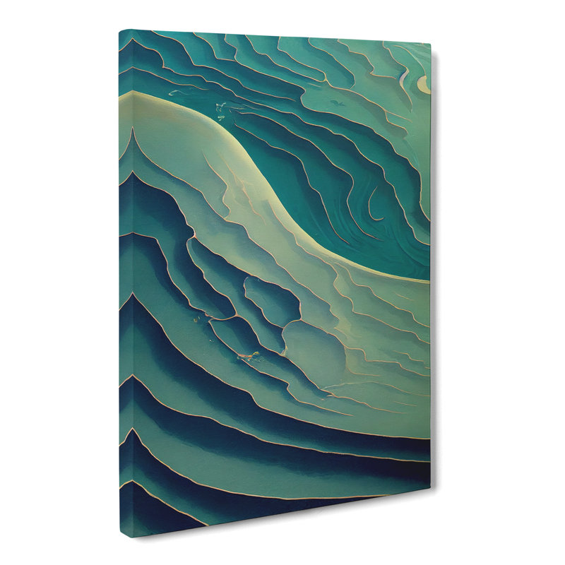 Seascape Abstract Vol.5 - Wrapped Canvas Print, 50cm H x 35cm W x 3cm D