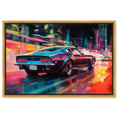 Notoriart Classic Night Drive Gallery Car 1 Piece, Gallery
