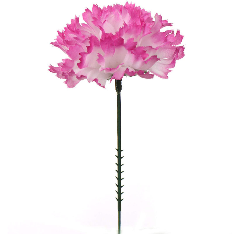 Pot de fleurs en soie, Blanc / Rose