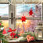 2 pièces de guirlande de perles de Noël en bois, perles de ferme de Noël, arbre de Noël, décor de ferme, guirlande de bohème rustique, décorations de bohème rétro pour fournitures de décoration de Noël