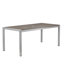 Ensemble de salle à manger de patio en métal pour 6 personnes avec table rectangulaire Aynura-328747888