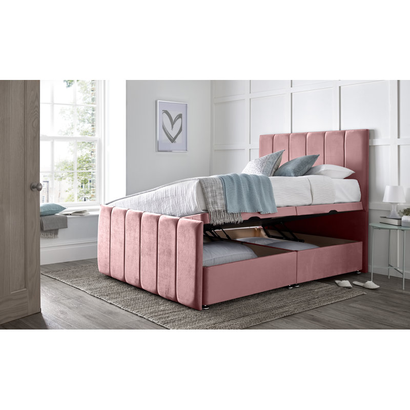 Divan Bed Barbados, Double (4'6), Cream
