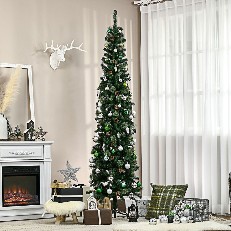 Arbre de Noël artificiel au crayon