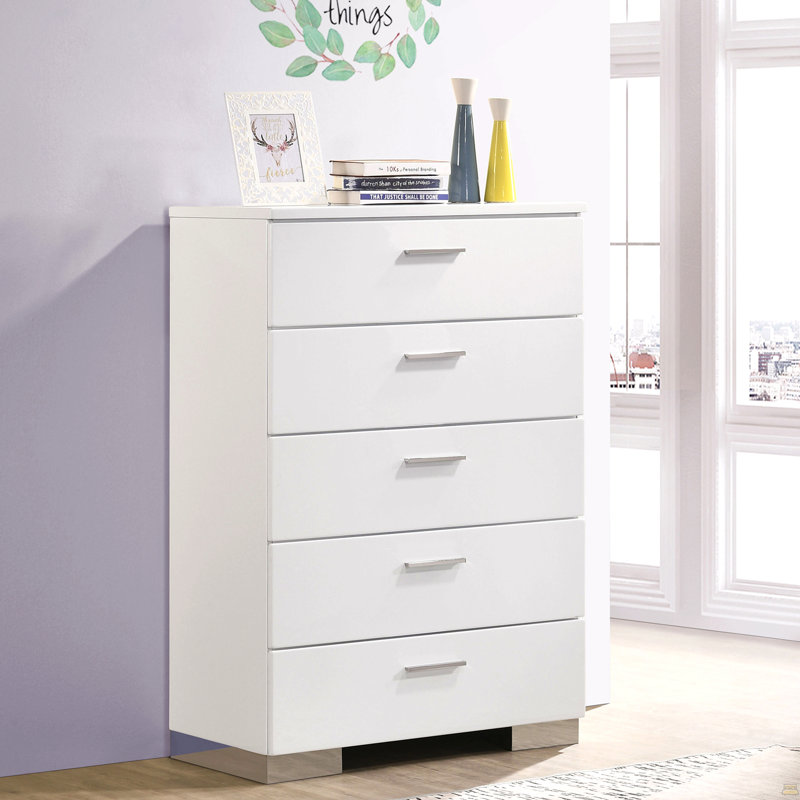 Commode de chambre 5 tiroirs Dulcey