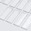 5x Clear 50 mm Acrylic Low Profile Flexible Living Hinges, Continuous