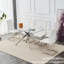 Table de salle à manger Carlinda pour 4 à 6 personnes-413206083