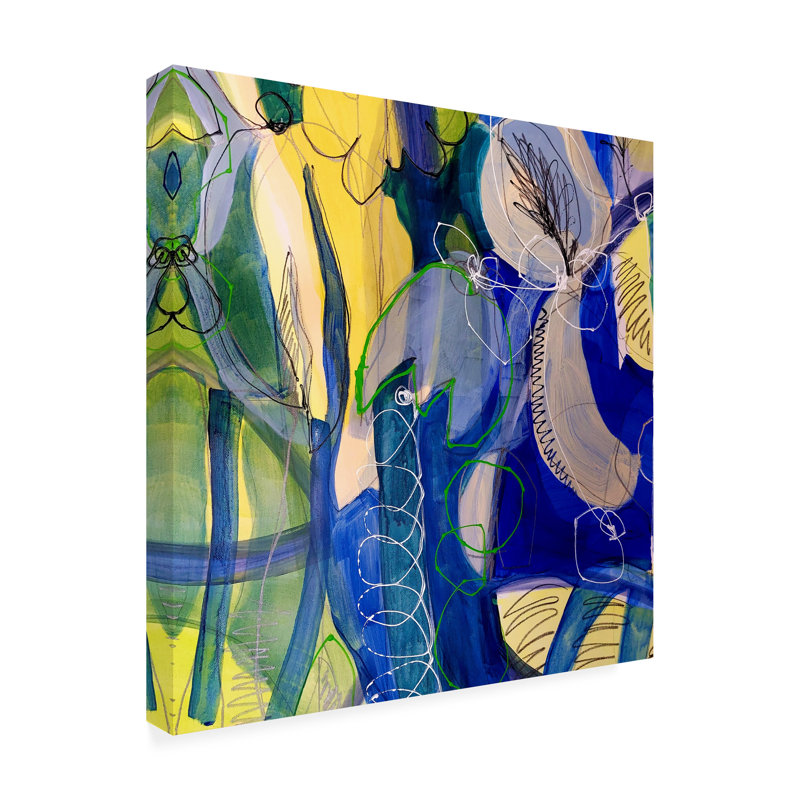 Art sur toile Monika Riethmueller, H 14 po x l 14 po