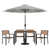 Parasol gris est en rupture de stock