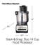 Robot culinaire Hamilton Beach® Stack & Snap Duo capacité de 14 tasses