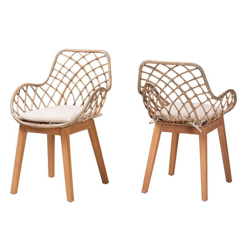 Ensemble de 2 chaises bohémiennes