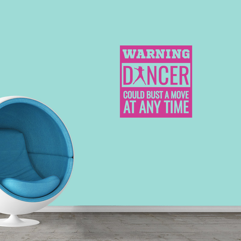 Adhésif décoratif "warning dancer" High Littleton, Rose vif