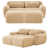 Tissu kaki clair