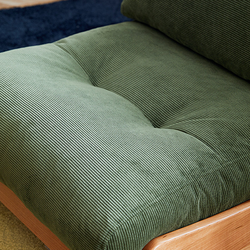 Chaise berçante confortable à dossier haut entièrement en bois