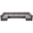 Enso Velvet U-Shaped Sectional Reversible-1516264363