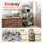Four layer microwave oven rack-Brown
