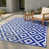 Aztec - Blue & White