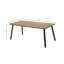 Ensemble de salle à manger d'extérieur en osier 7 pièces avec table, ensemble de salle à manger de patio résistant aux intempéries avec chaises rembourrées pour le jardin, la terrasse, la cour