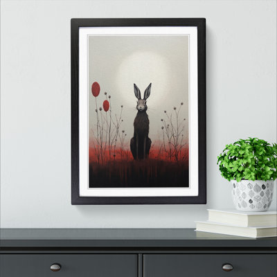 Hare Minimalism No.3 - Framed Print