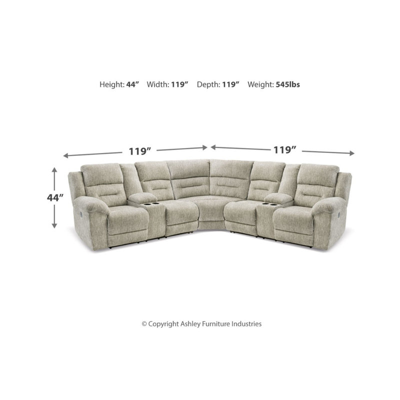 Canapé modulaire inclinable 3 pièces Family Den