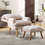 Fauteuil d'appoint inclinable standard moderne avec repose-pieds de 44,1 po Maybery-725903991