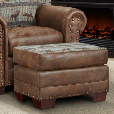 Stanislas Upholstered Ottoman by Loon Peak