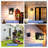 2-Pack Porch Light with GFCI Outlet, Dusk to Dawn Outdoor Lantern Wall Mount-1238079763