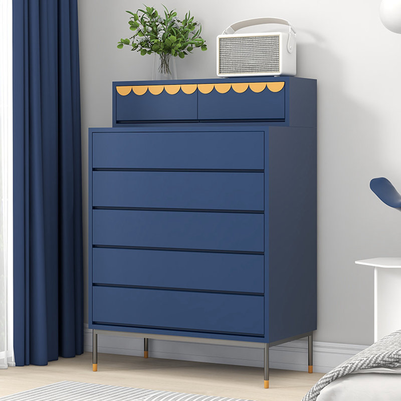 Minimalist 7-Drawer Accent Chest Storage Cabinet