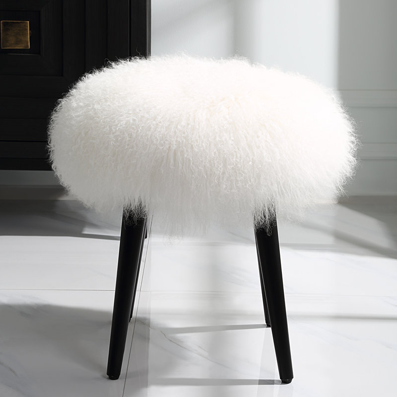 Stalvey Solid Wood Accent Stool