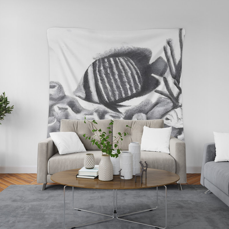 Tapisserie murale, H 88 po x l 104 po