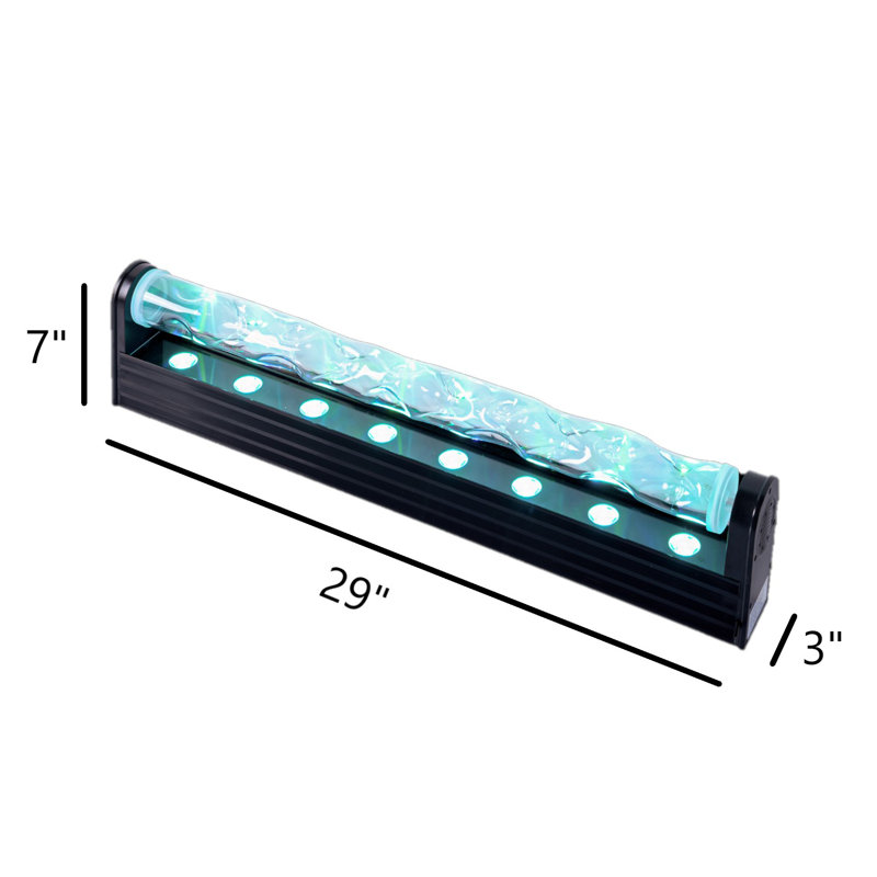 Lashure String Lights Black Water Ripple Projection Light