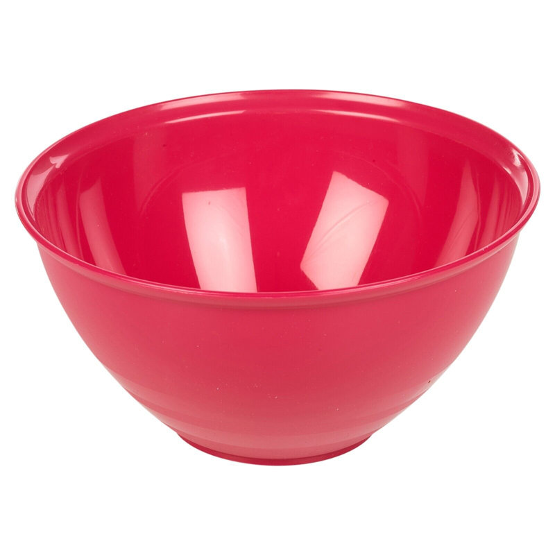 Plastic Colourful Kitchen Mixing Salad Bowl, Fuschia