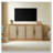 67" Rattan 4-Door Buffet Cabinet