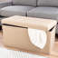 Banc coffre pliant, beige, 76 cm