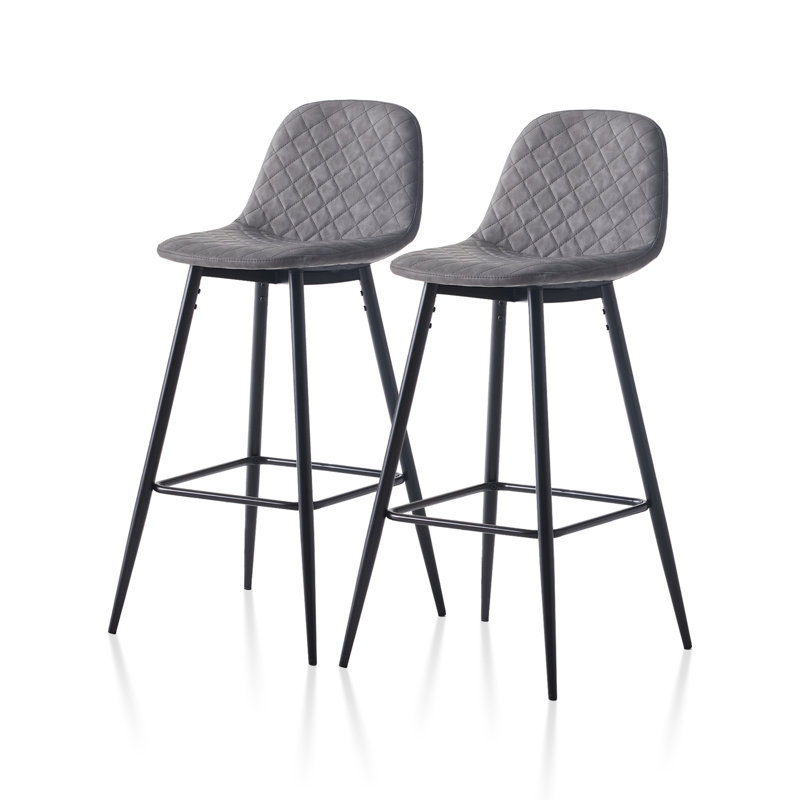 Twickenham Counter Stool, Grey, Bar Stool (75cm Seat Height)