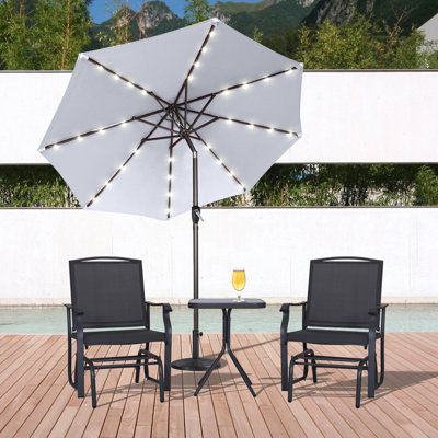 Caerphilly Lighted Market Umbrella