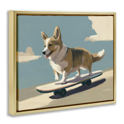  «Skateboarding Corgi Dog» par Svetlana Aleynikova