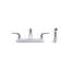 Double Handle Kitchen Faucet with Side Spray