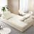 86.6" Bed With Removable Backrests, Dark Grey, Fluffy Chenille And High - Rebound Sponge Diy Backrests , Convertible Into Chaise Lounge-200218086