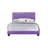 Transitional Purple Full Bed With Support