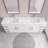 Irline 83.46 " W Freestanding Standard 1 Single Double Vanity Bathroom Vanity With Acrylic Top-850109934