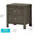Chic Gray Transitional Nightstand-1533100283