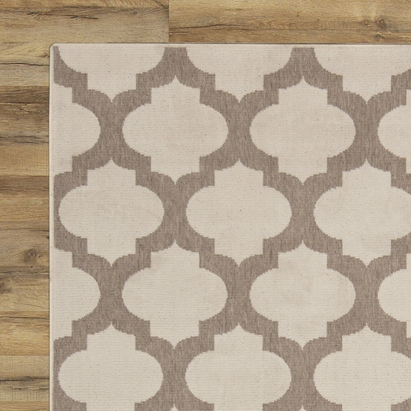Jessamarie Geometric Indoor / Outdoor Rug, Rectangle 8'9" x 12'9"
