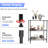 Niyon 22.99'' W Metal Shelving Unit