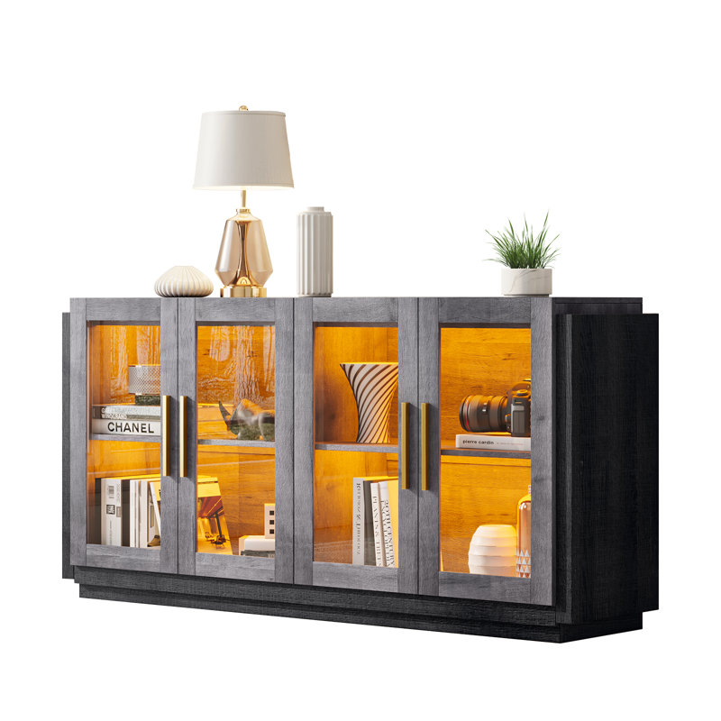 Ainez Unfinished Accent Cabinet